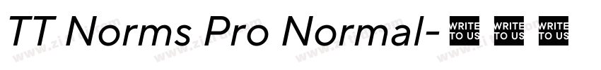 TT Norms Pro Normal字体转换 TT Norms Pro Normal字体转换